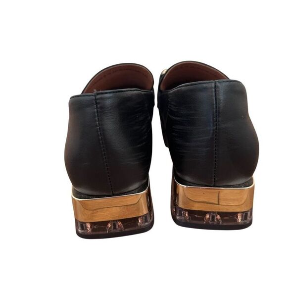 Spring Step Patrizia Rockrose Black Faux Leather Loafers Size 10 - Picture 3 of 9